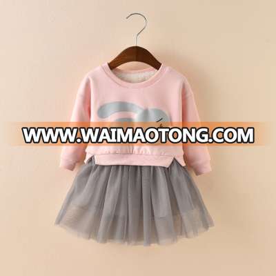 Hot sale new design baby girls boutique clothing set