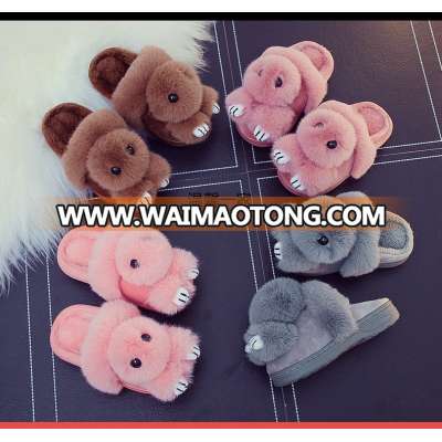 Hot sale cute kids home spa slippers for sale